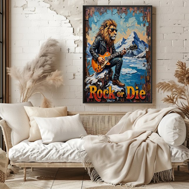 Poster Alpine Shred : Roar de Lion's Mountain (Créateur téléchargé)