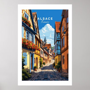 Poster Alsace France
