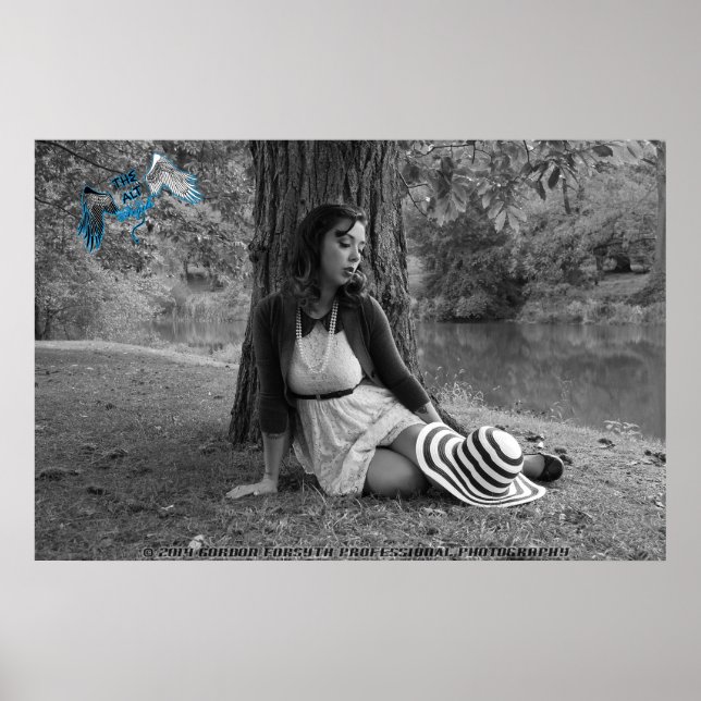 Poster Alt Angel Résident pinup Modèle Lacey (Devant)