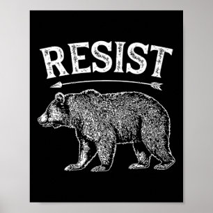 Poster Alt Us National Park Reste Service T Shirt Bear V