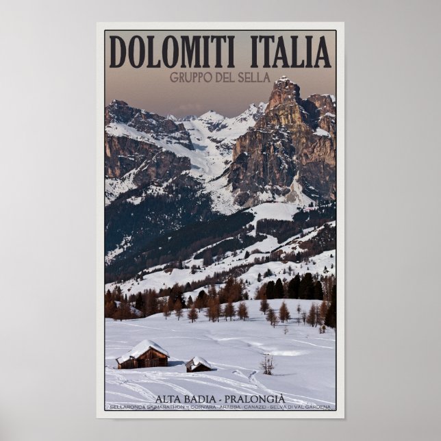 Poster Alta Badia Meadows (Devant)