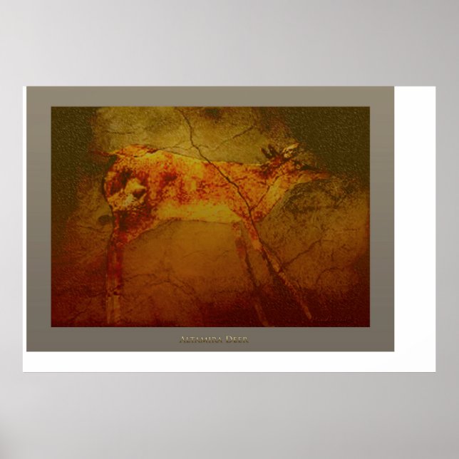 Poster Altamira Deer (Devant)