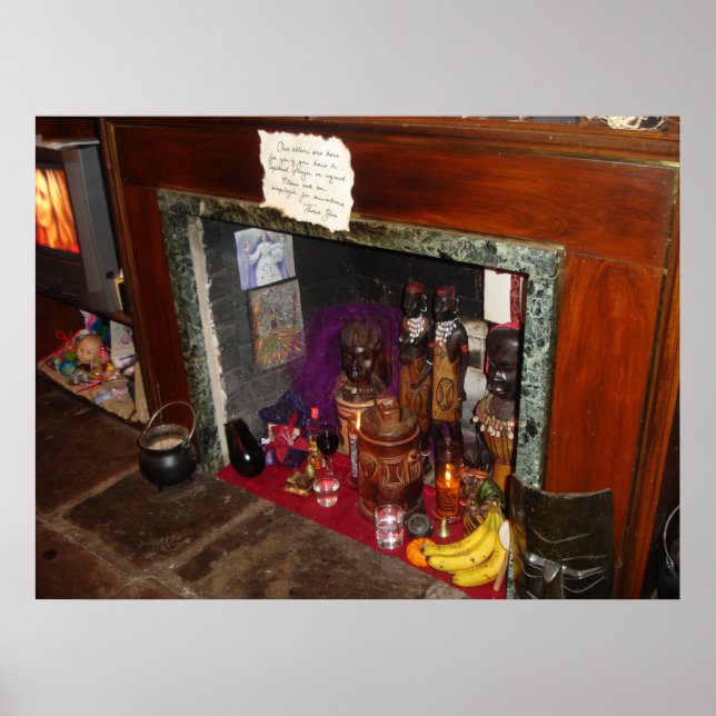 Poster Altar VooDoo de la Nouvelle-Orléans (Devant)