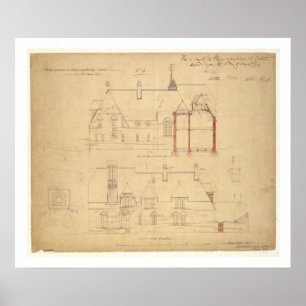 Poster Altitudes pour la Chambre rouge, bruyère de Bexley