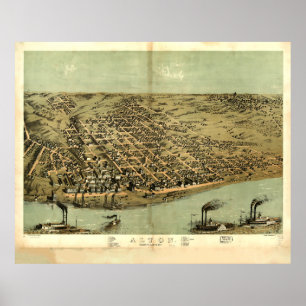 Poster Alton (Illinois) (1867)