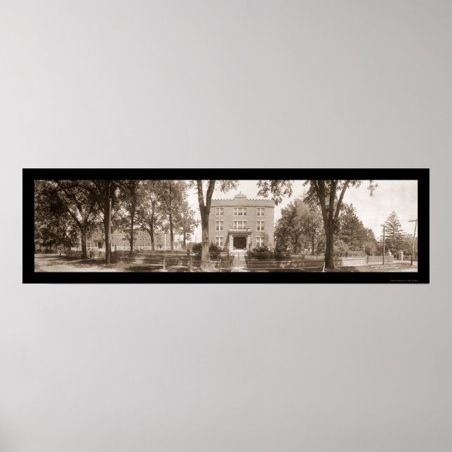Poster Alton Military Academy Photo 1908 (Devant)
