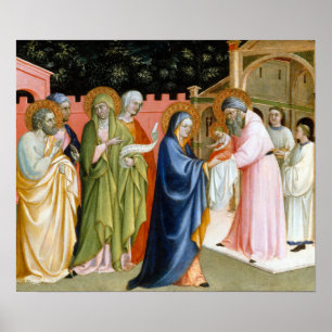 Poster Alvaro Pirez The Presentation in the Temple