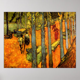 Poster Alyscamps par Vincent Van Gogh