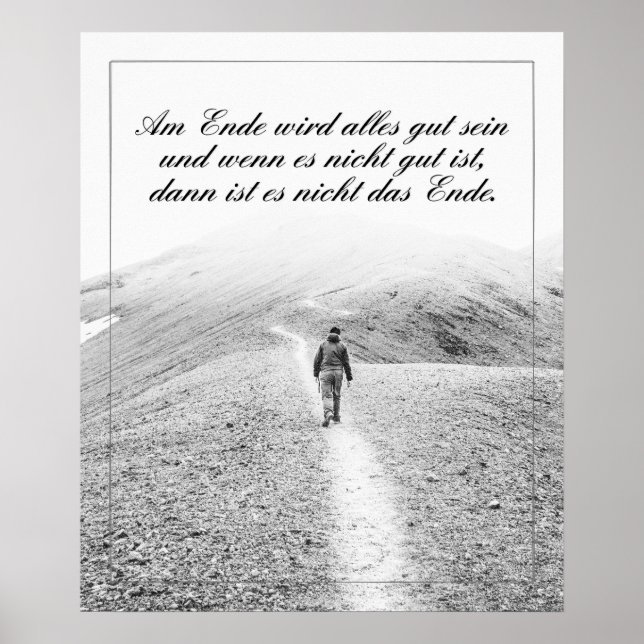 Poster Am Ende avec alles gut sein (Devant)