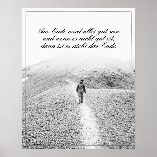 Poster Am Ende avec alles gut sein (Devant)