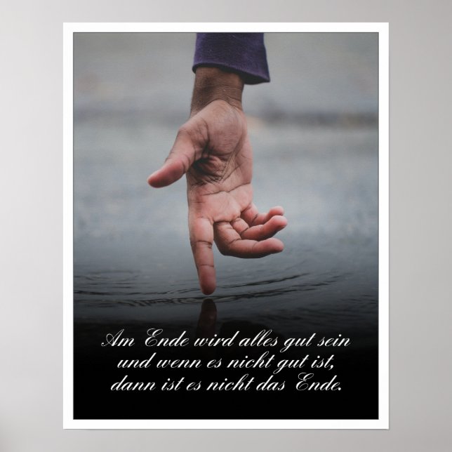 Poster Am Ende avec alles gut sein (Devant)