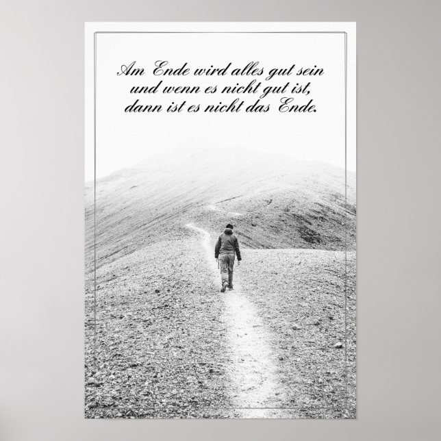 Poster Am Ende avec alles gut sein (Devant)