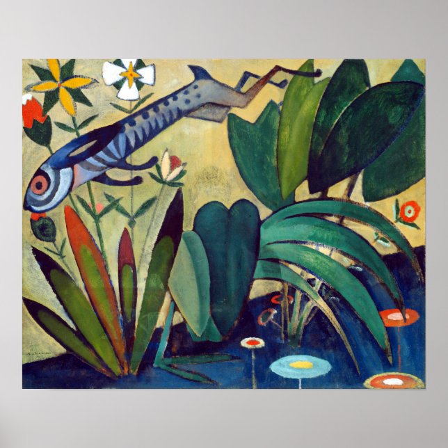 Poster Amadeo de Souza Cardoso Le saut du lapin (Devant)