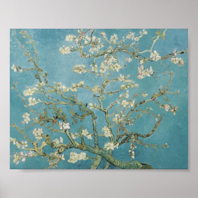 Poster Amandiers par van gogh (Devant)