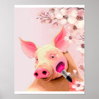 Poster amant beauté cochon_cochon