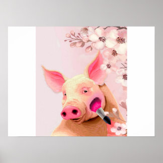Poster amant beauté cochon_cochon