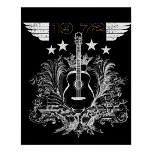 Poster amant guitare