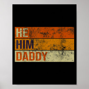 Poster Amant Papa Citation drôle de la Saint-Valentin Lui