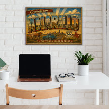 Amarillo Route 66 Vintage Travel