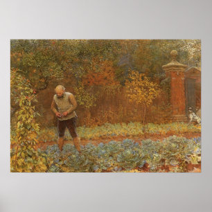 Poster Amateur (Coachman & Cabbages) de Frederick Walker