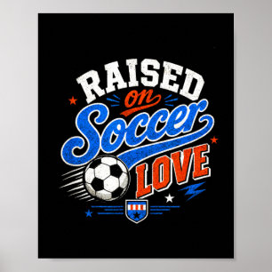 Poster Amateur de football fan de football joueur idée ho