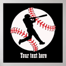 Amateurs de baseball cool ajouter du texte