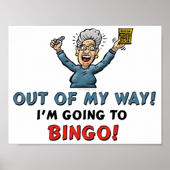 Poster Amateurs de bingo (Devant)