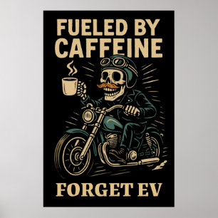Poster Amateurs de caféine United