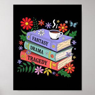 Poster Amateurs de livres Fantaisie Drame Tragédie Subtil