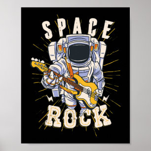 Poster Amateurs De Musique Guitare De L'Astronaut Space R