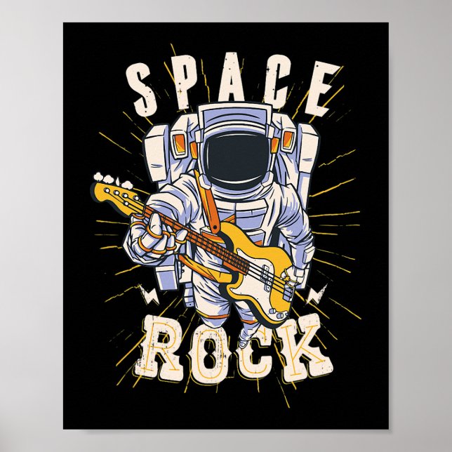 Poster Amateurs De Musique Guitare De L'Astronaut Space R (Devant)