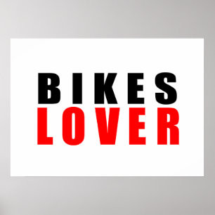 Poster Amateurs de vélos