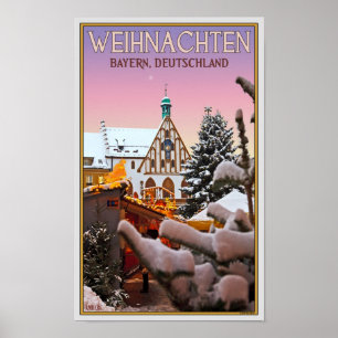 Poster Amberg - Weihnachten Bayern