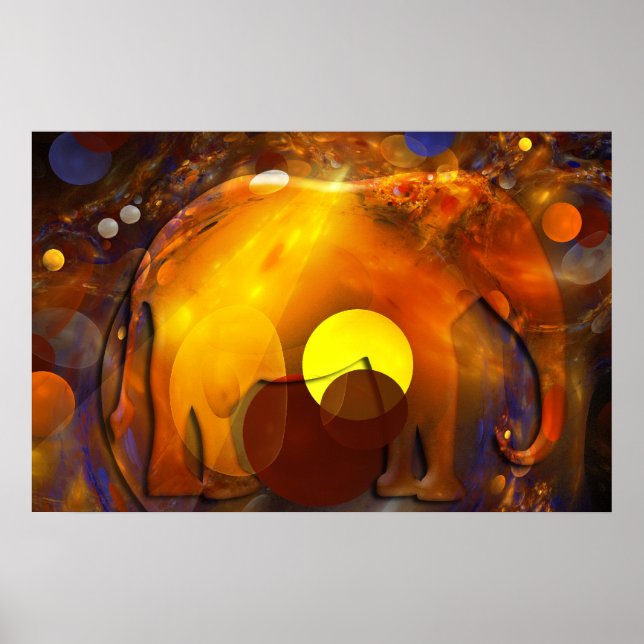 Poster Ambiance africaine (Devant)