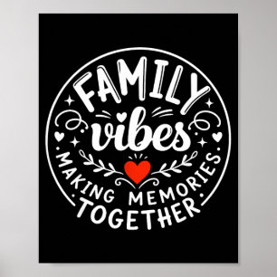Poster Ambiance famille 2026 vacances création de souveni