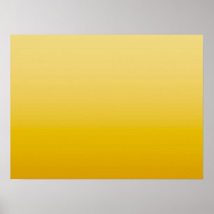 Poster AMBIANCE PRINTEMPS – Jaune doux profond à clair