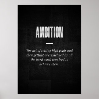 Poster Ambition
