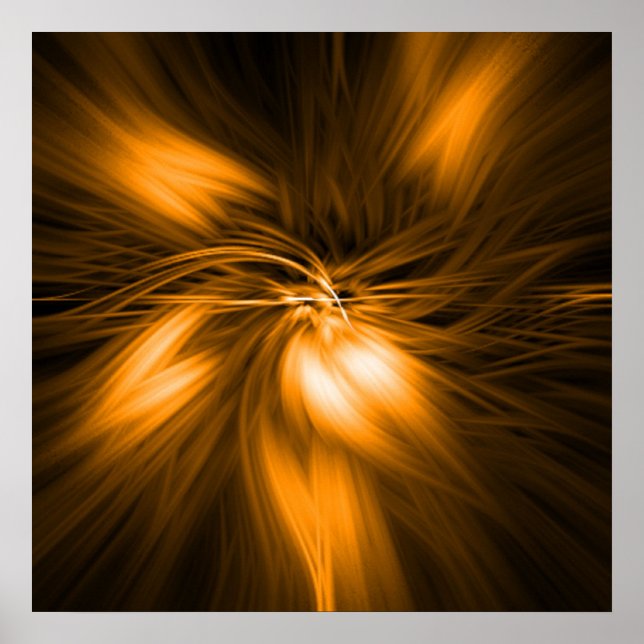 Poster ambre plume (Devant)