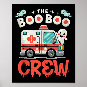 Poster Ambulance Boo Boo Pilote Ambulance Ems H