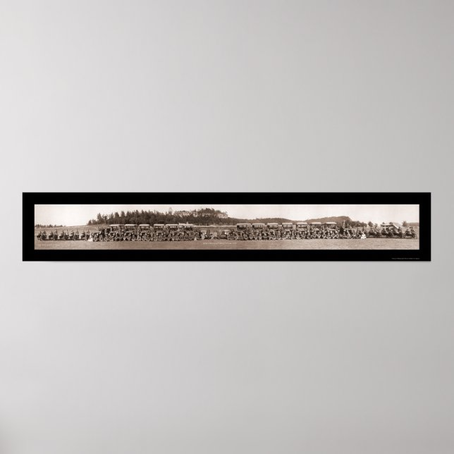 Poster Ambulance moto Photo 1917 (Devant)