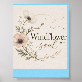 Poster Âme de Fleur de Vent