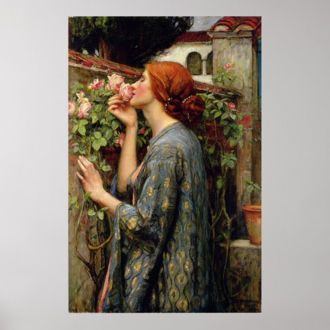 Poster Âme du Rose John William Waterhouse Canvas (Devant)