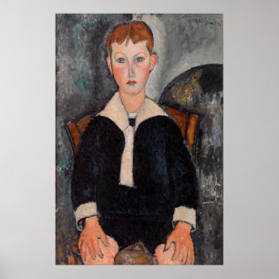 Poster Amedeo Modigliani - Garçon en costume de marin