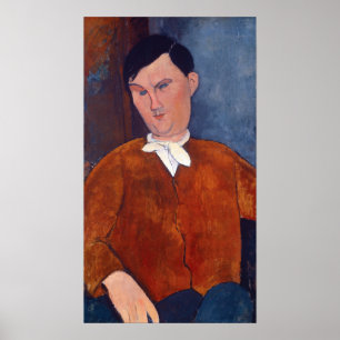 Poster Amedeo Modigliani - Monsieur Deleu