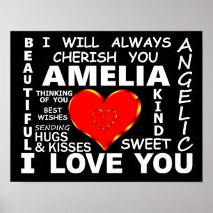 Poster Amelia Je T'Aime