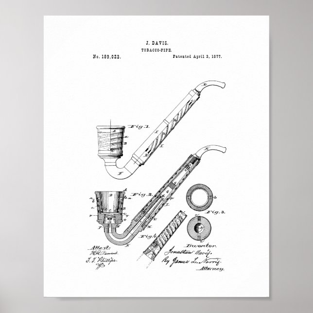 Poster Amélioration Des Tubes À Tabac Brevet (Devant)