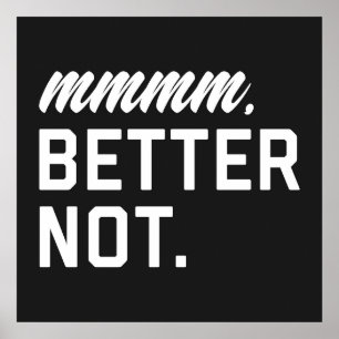 Poster Améliorez la citation non drôle