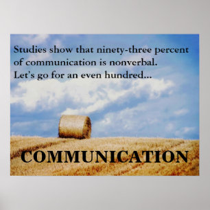 Poster Améliorons nos compétences en communication (L)