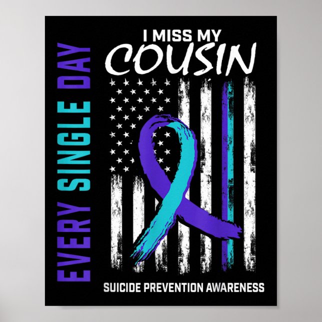 Poster Amer De Prévention Du Suicide De Mon Cousin Me Man (Devant)
