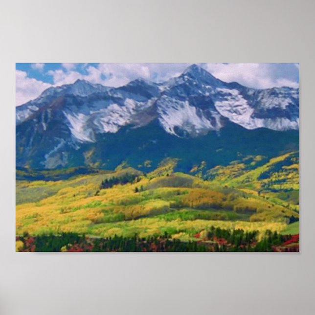 Poster America Tree Line Parc national olympique (Devant)